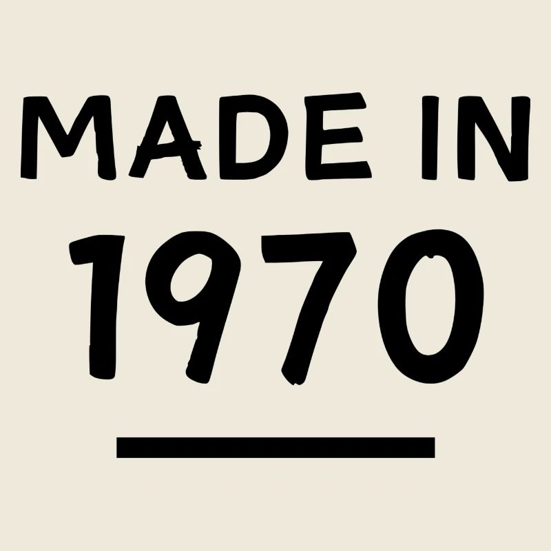 Fabriqué en 1970 - Année de naissance / Anniversaire