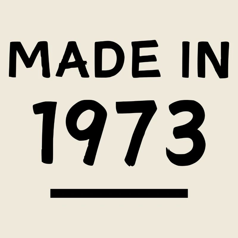 Fabriqué en 1973 - Année de naissance / Anniversaire