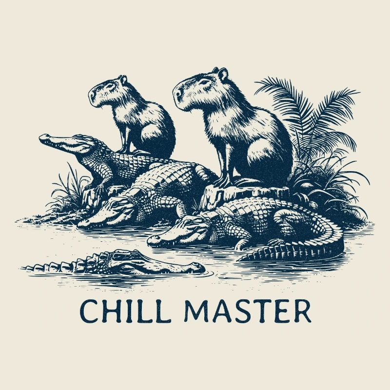 Chill Master - Capibara among crocodiles