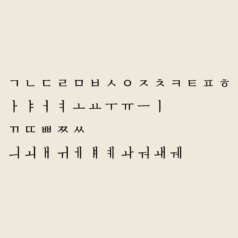 Korean alphabet