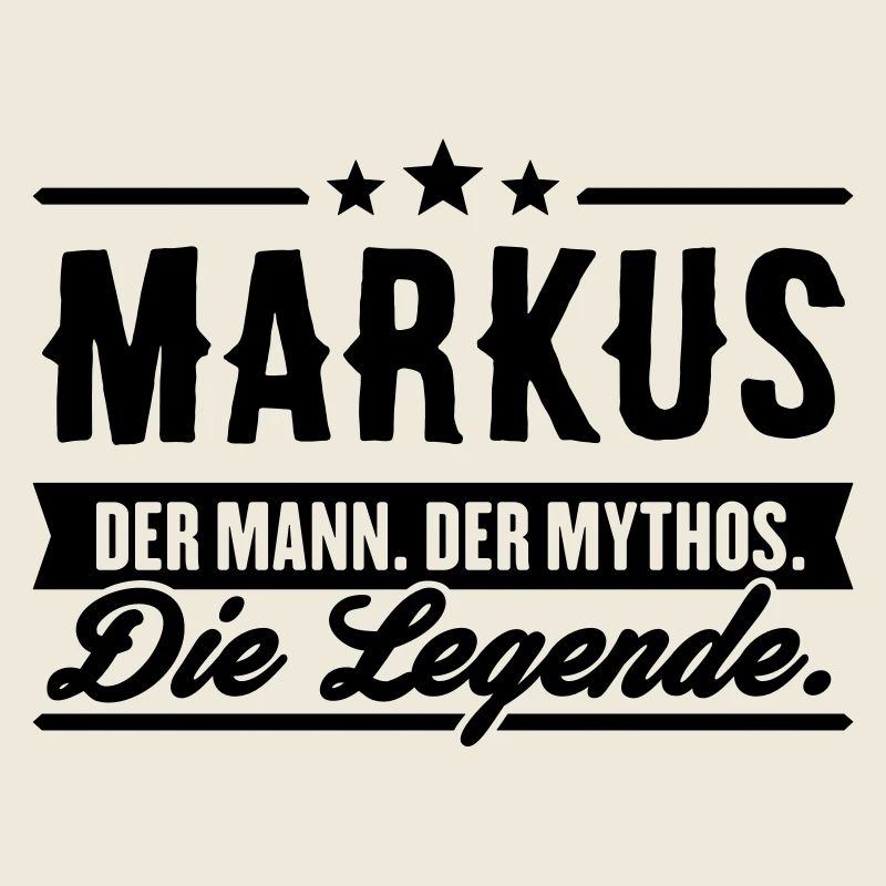 Mann Mythos Legende Markus