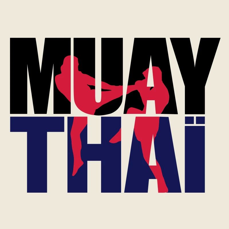 Muay thai logo full Boxe thailandaise