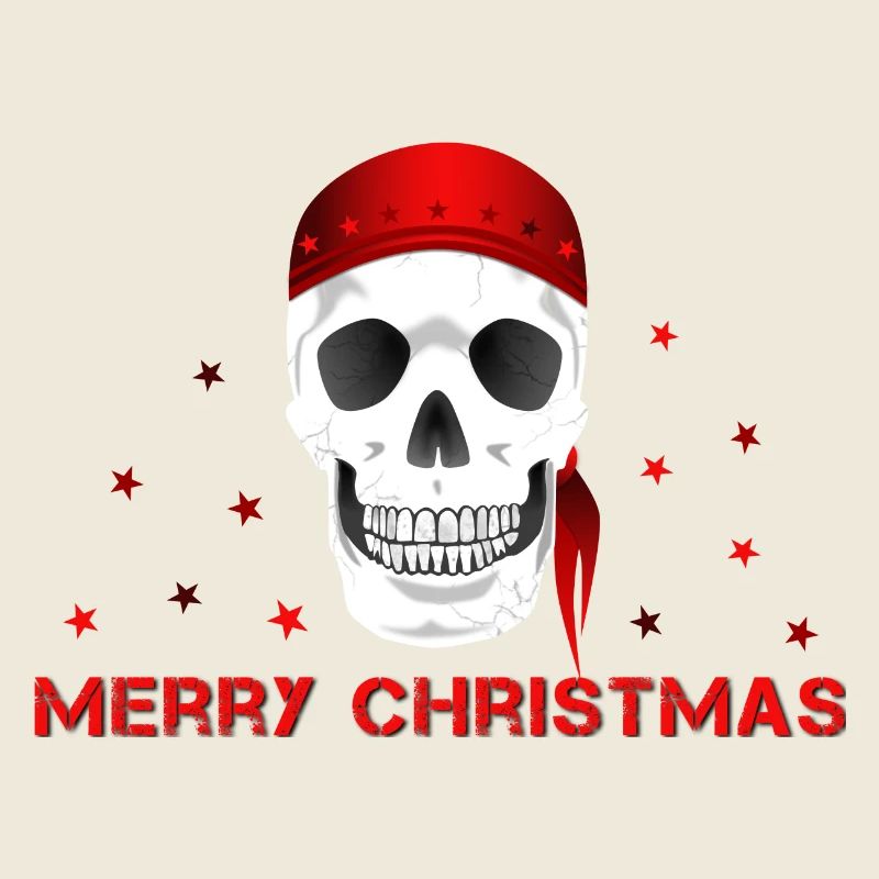 Crâne de joyeux Noël