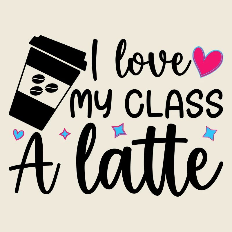 Lehrer Valentinstag - Ich liebe meinen Latte der Klasse A