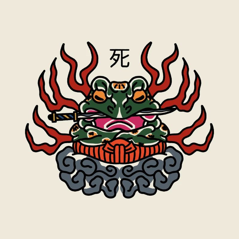 Samurai Frog