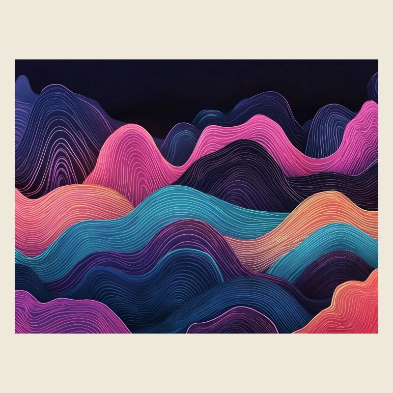 Neon clean waves
