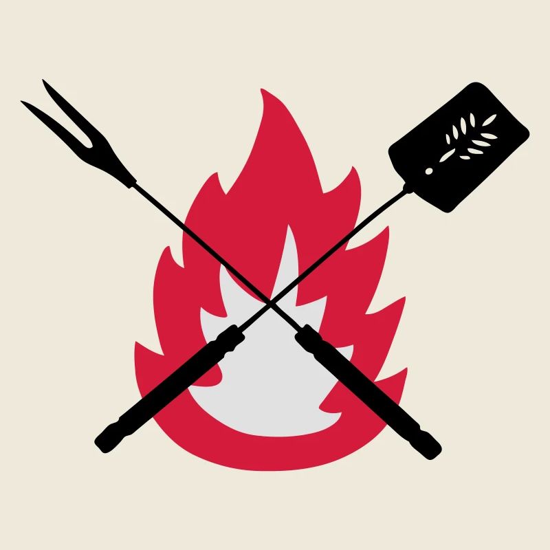 barbecue cook tools fire on BBQ best gift idea