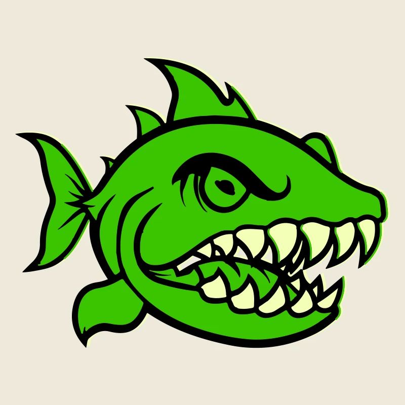 Piranha Bande dessinée Poisson
