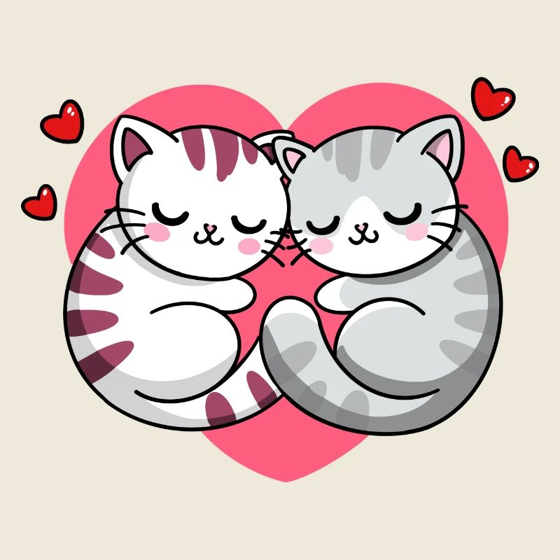 Chats de la Saint-Valentin