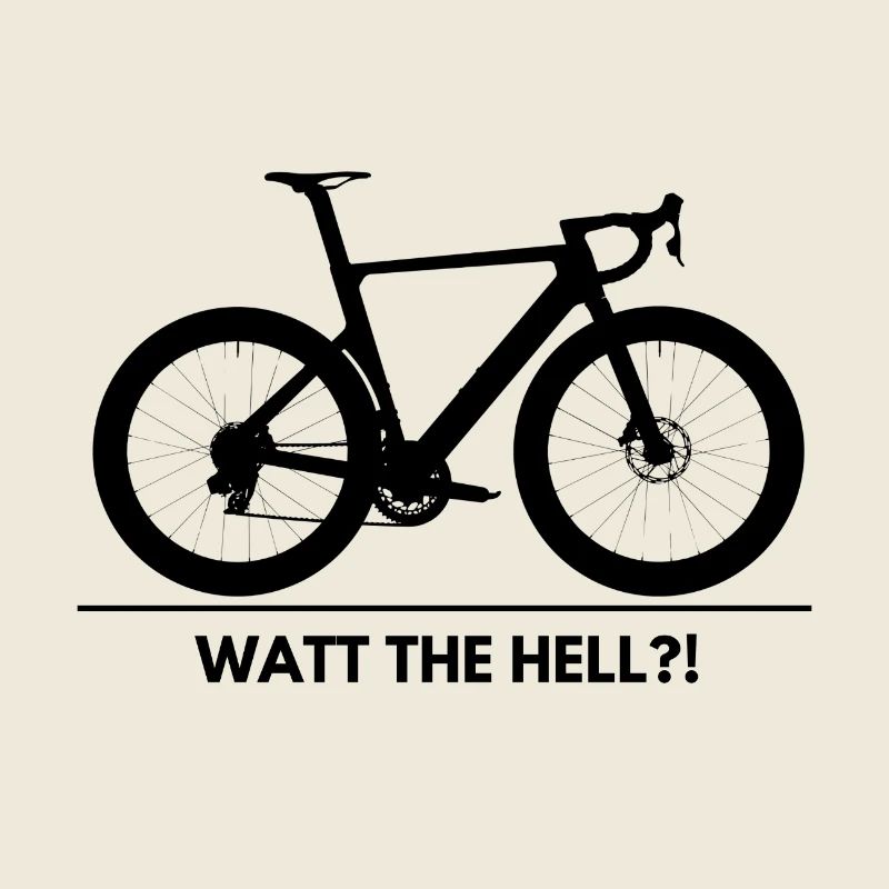 Watt the Hell – Funny Cyclist Shirt
