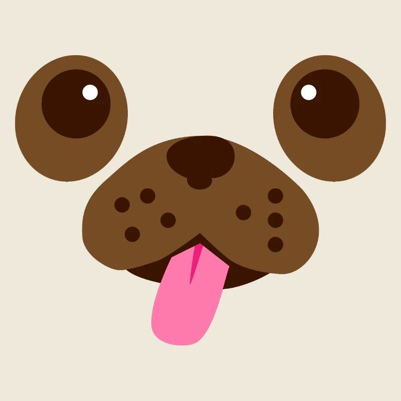 Mops-Gesicht