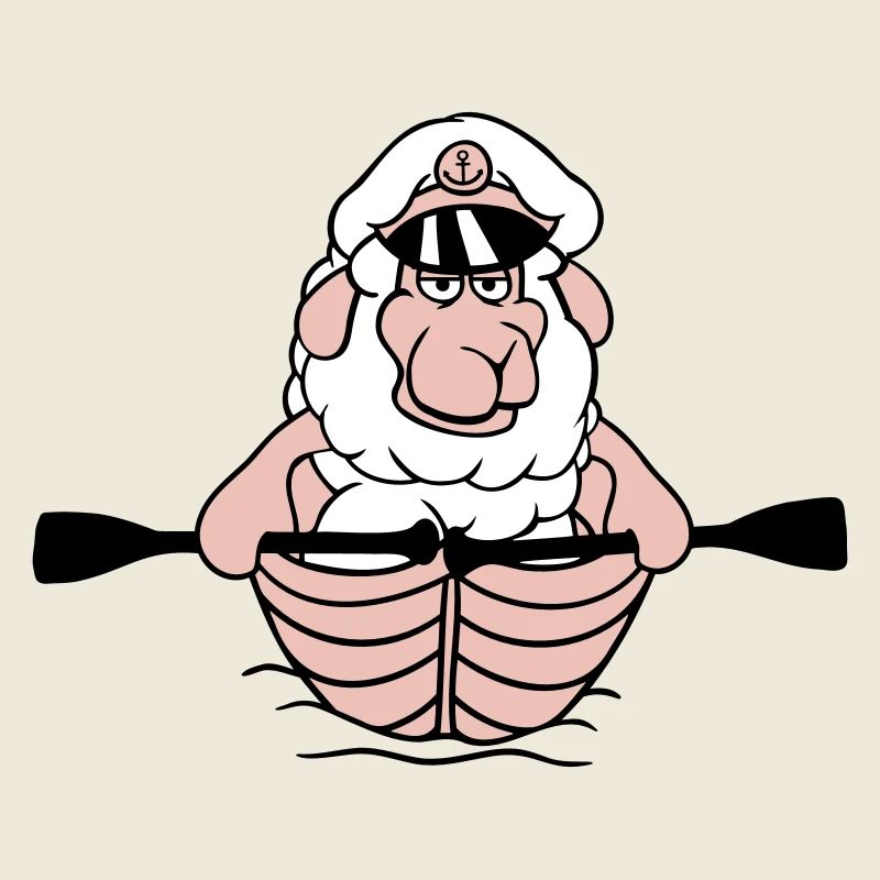 Sheep Captain Paddles Rowing Buccaneer Rowing Boat