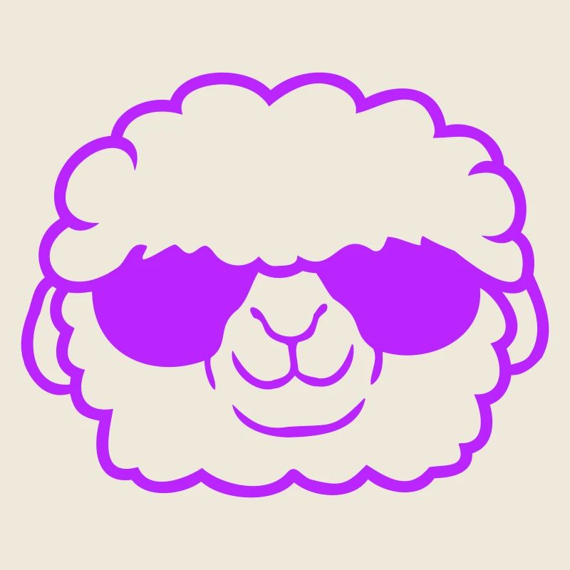 Sheep Sunglasses Party Sheep Lamb Cute Head