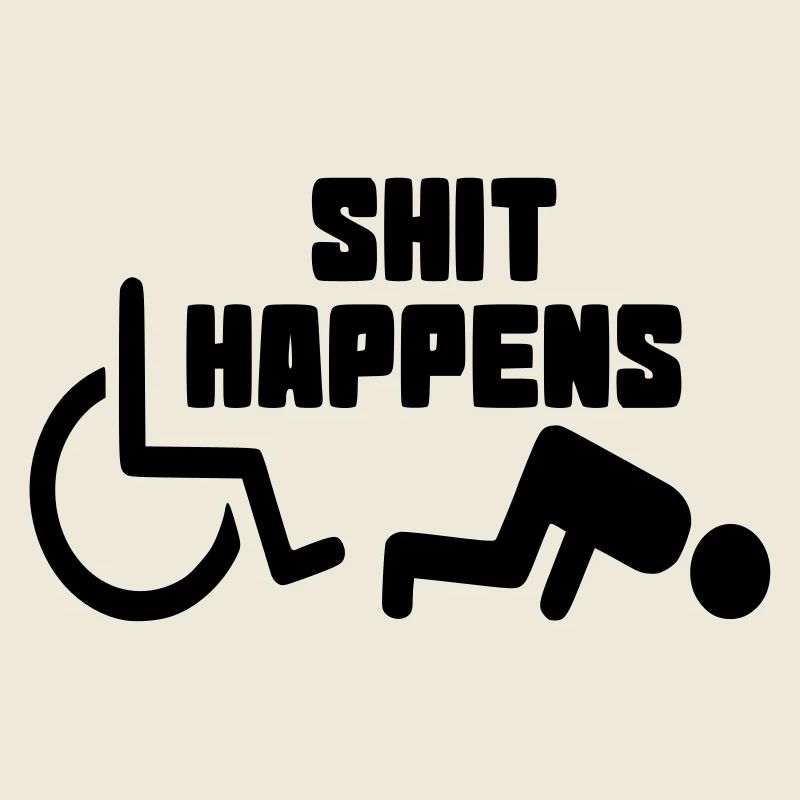 Manchmal hat man auch Pech mit dem Rollstuhl #