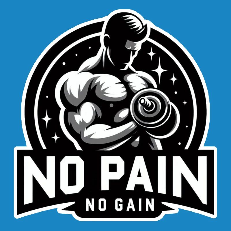PAS DE DOULEUR - PAS DE GAİN - FORME PHYSIQUE - MOTIVATION - DEVISE