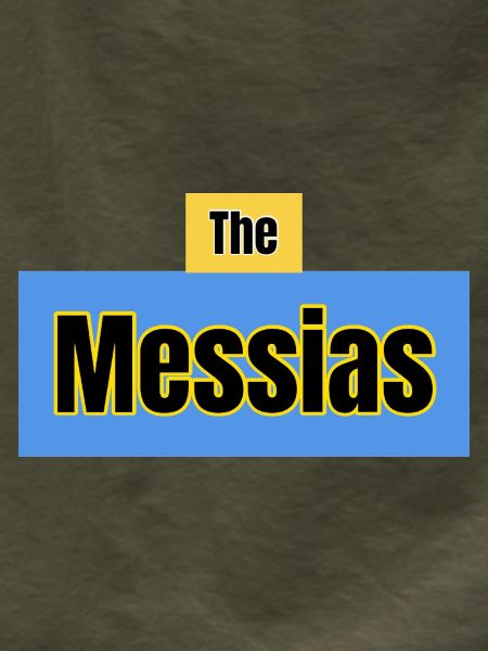 Der Messias-Typografie-Blau