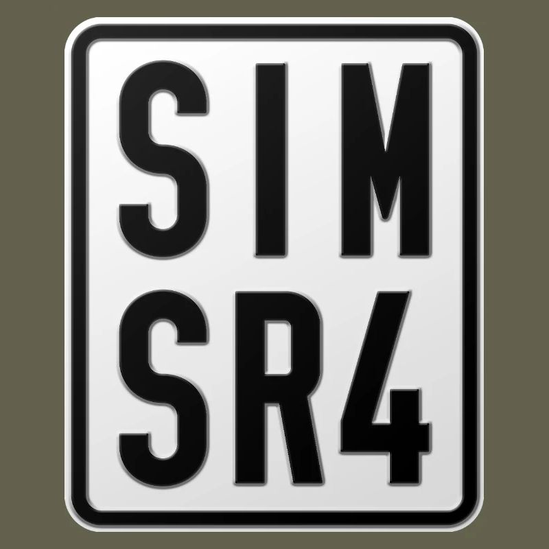 Simson SR4 Moped Kennzeichen