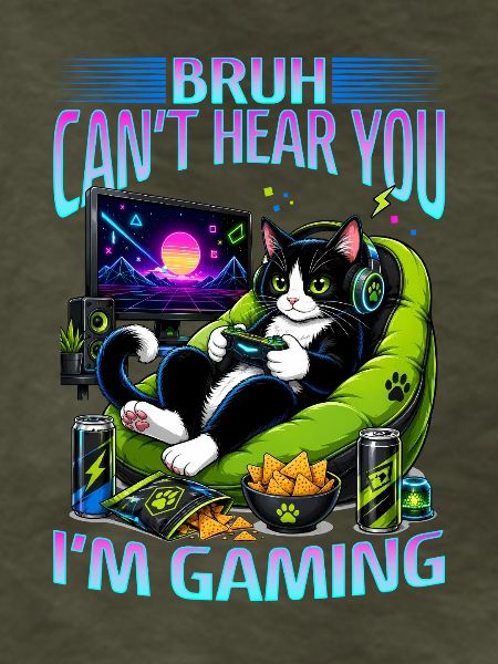 Gamer Gaming Cat Video Game