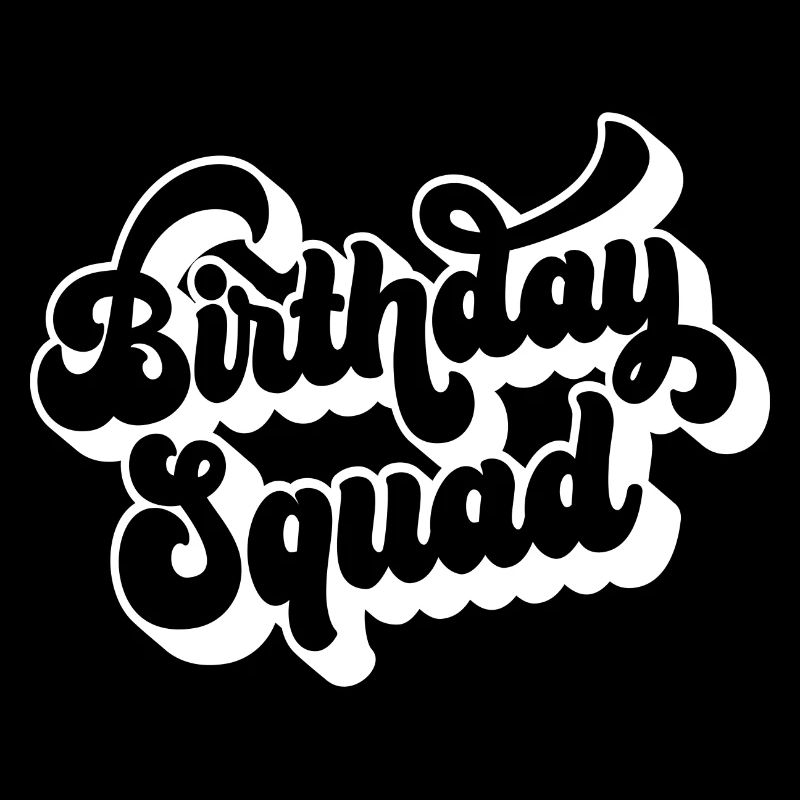 Birthday Squad Matching Group Cadeau de fête d’anniversaire