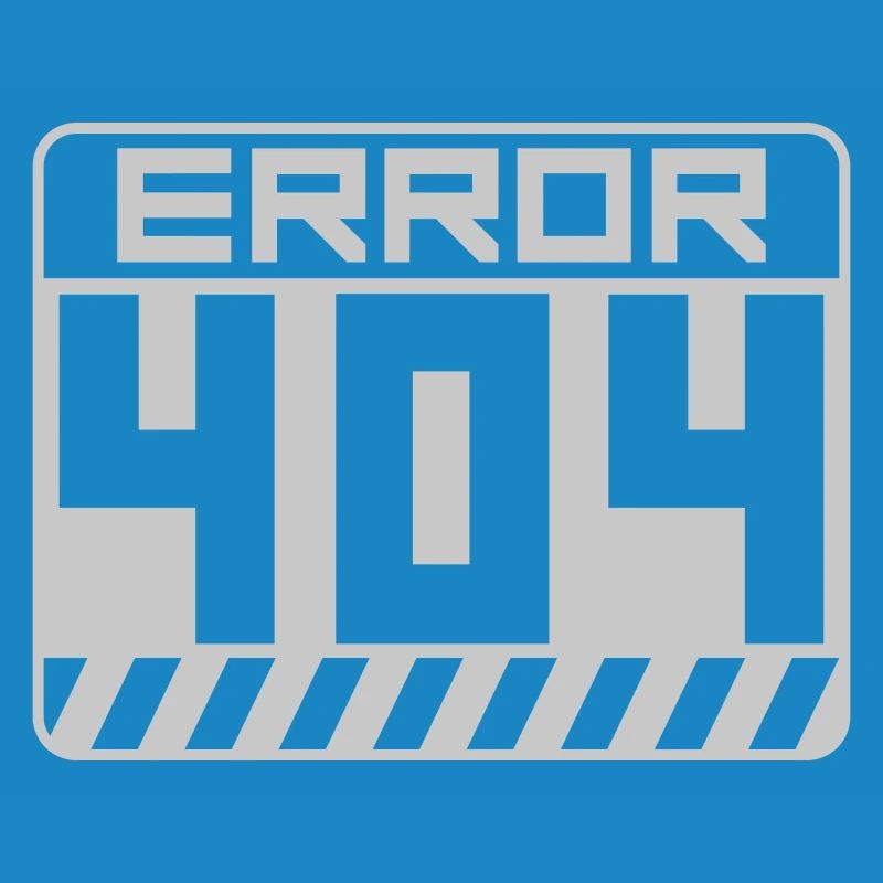 Warnung Schild Error 404