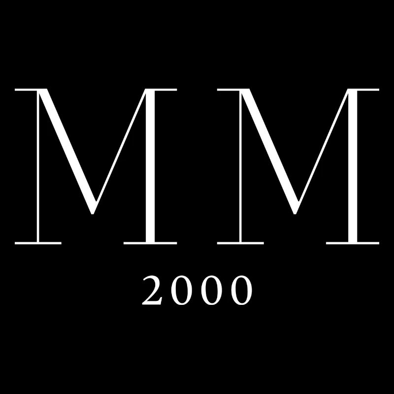 Chiffre romain Année de naissance Fabriqué en 2000