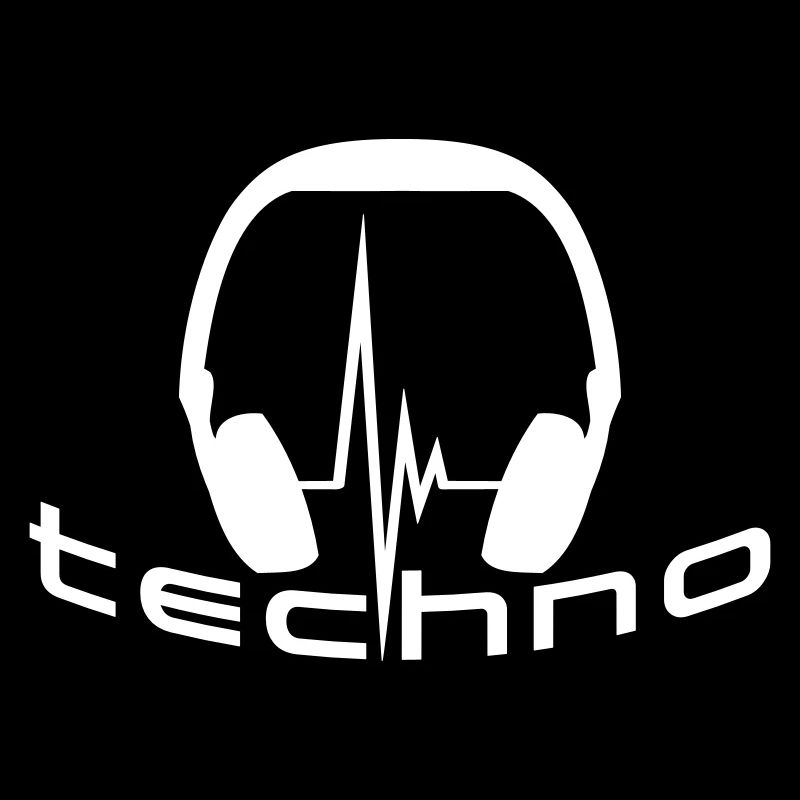 Techno Music Headphones Pulse Heartbeat Frequency