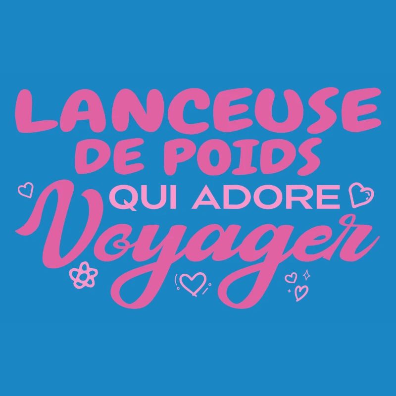Lanceuse de poids globe-trotteuse passionnée