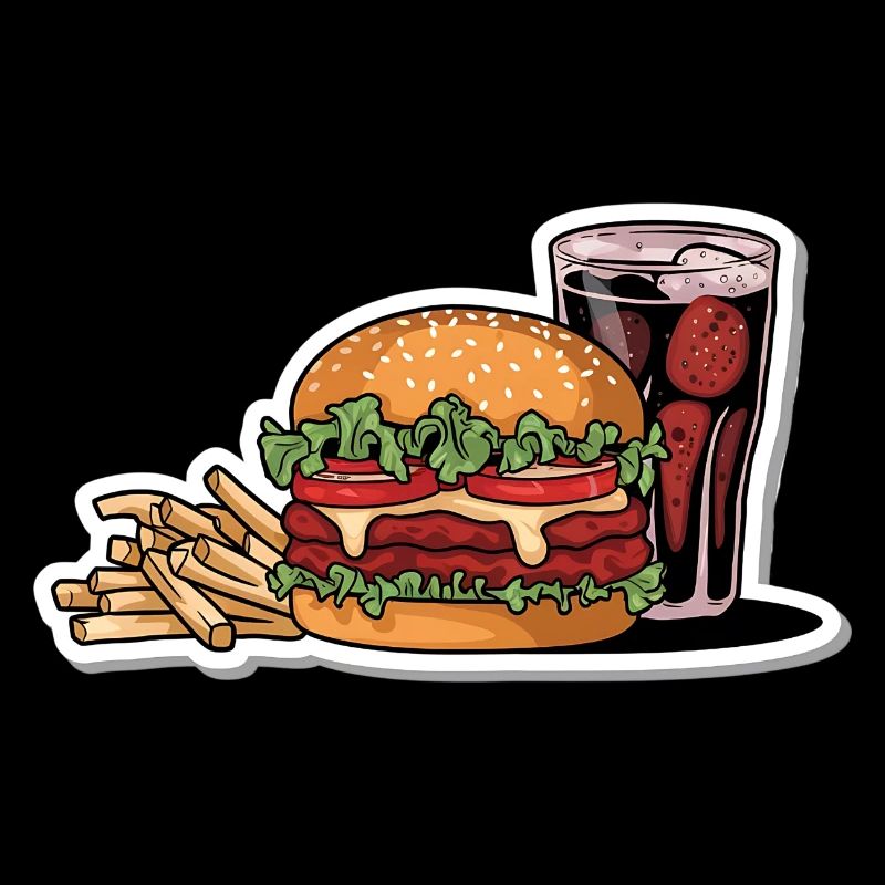 HAMBURGER FAST FOOD SNACK BUN BURGER