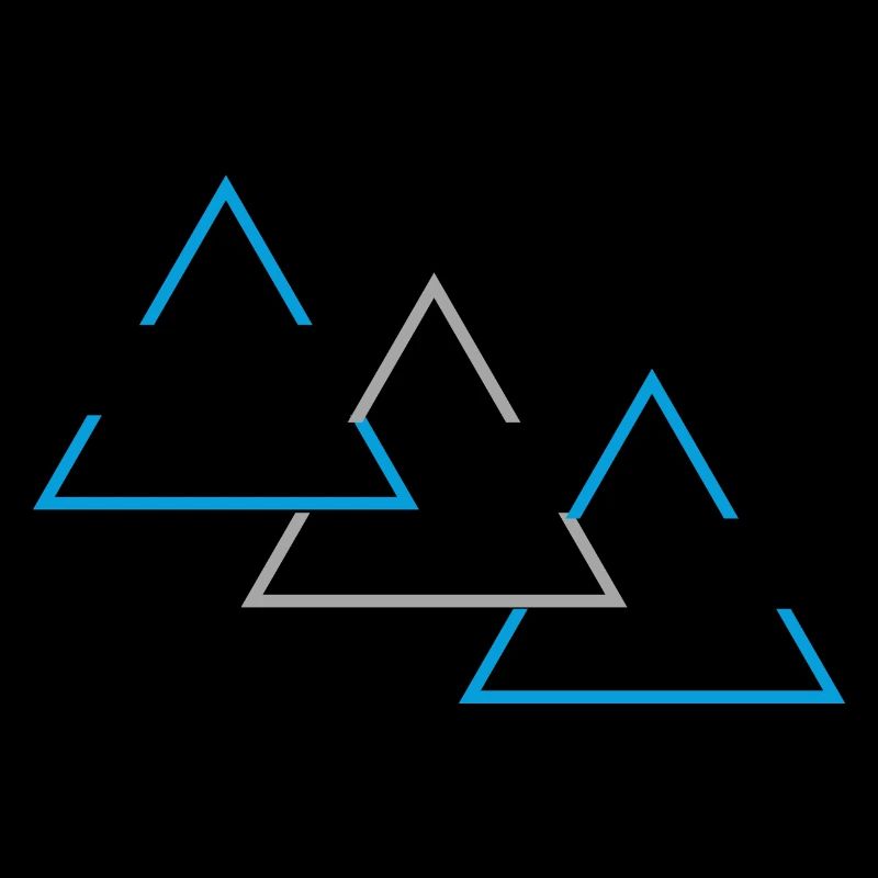 "Triangle geometric print"