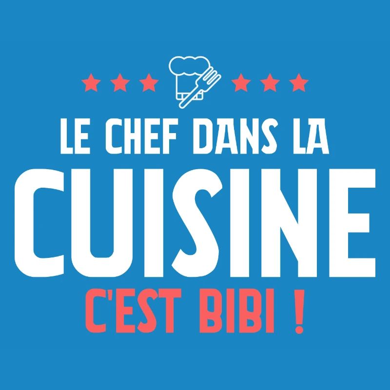 Le chef dans la cuisine c'est bibi ! - Tablier