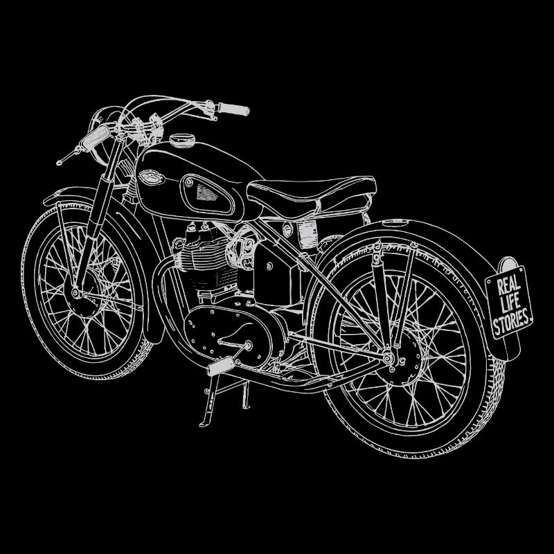 Motorrad Skizze