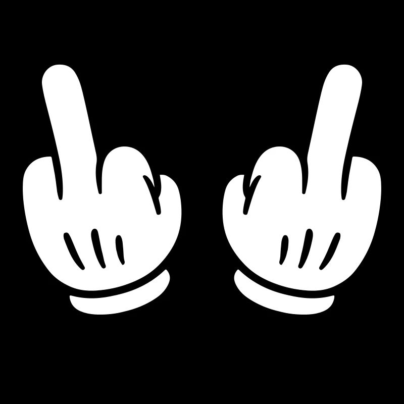 Mittelfinger Hand Comic