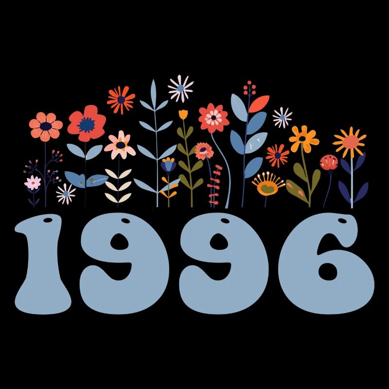 1996 Floral Pattern 1996 Floral Theme Floral 1996
