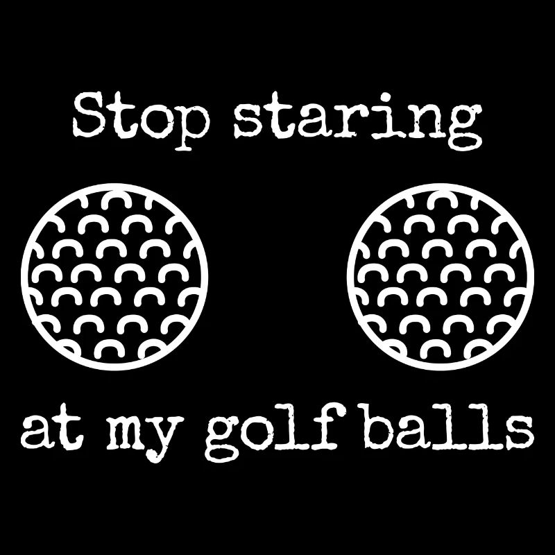 Bitte nicht meine Golfbälle anstarren