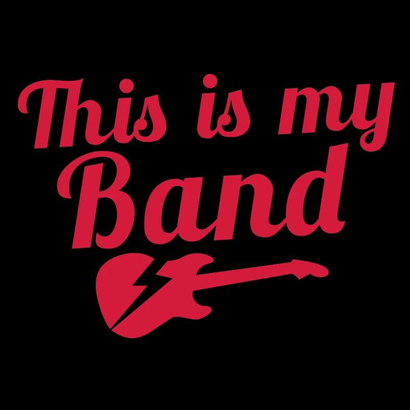 C'est mon BAND avec la guitare électrique