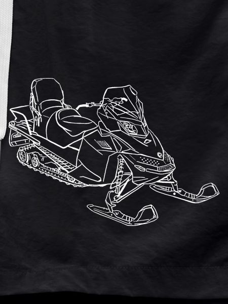 Snowmobile ski doo