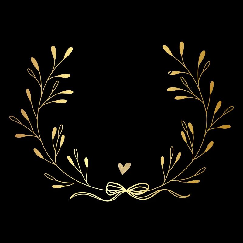 Équipe de la mariée couronne doré