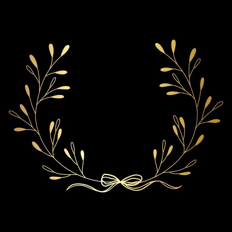 Buchstabe b Goldene Blumenkrone