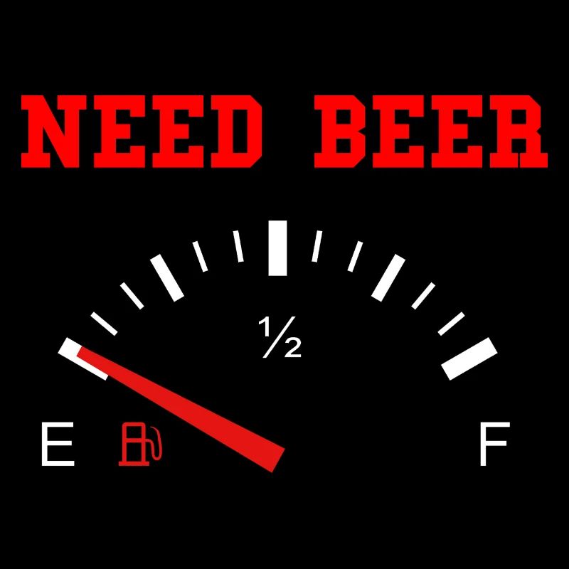 need beer - brauche bier - bier tacho