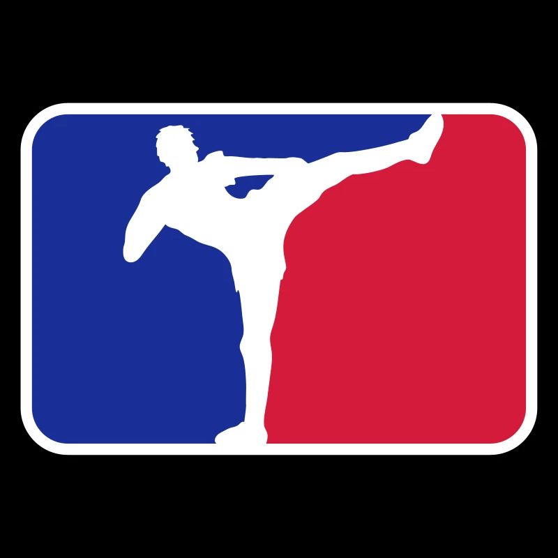 logo schild rahmen rot blau kickboxer kickboxen ka