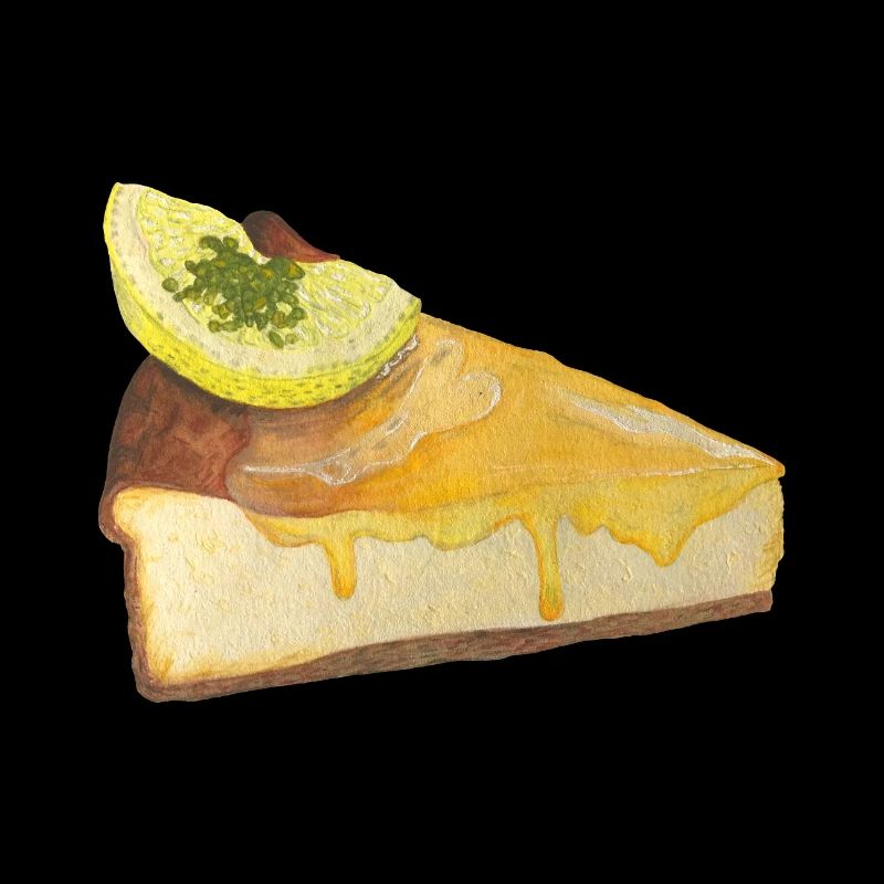 Lemon cake cheesecake