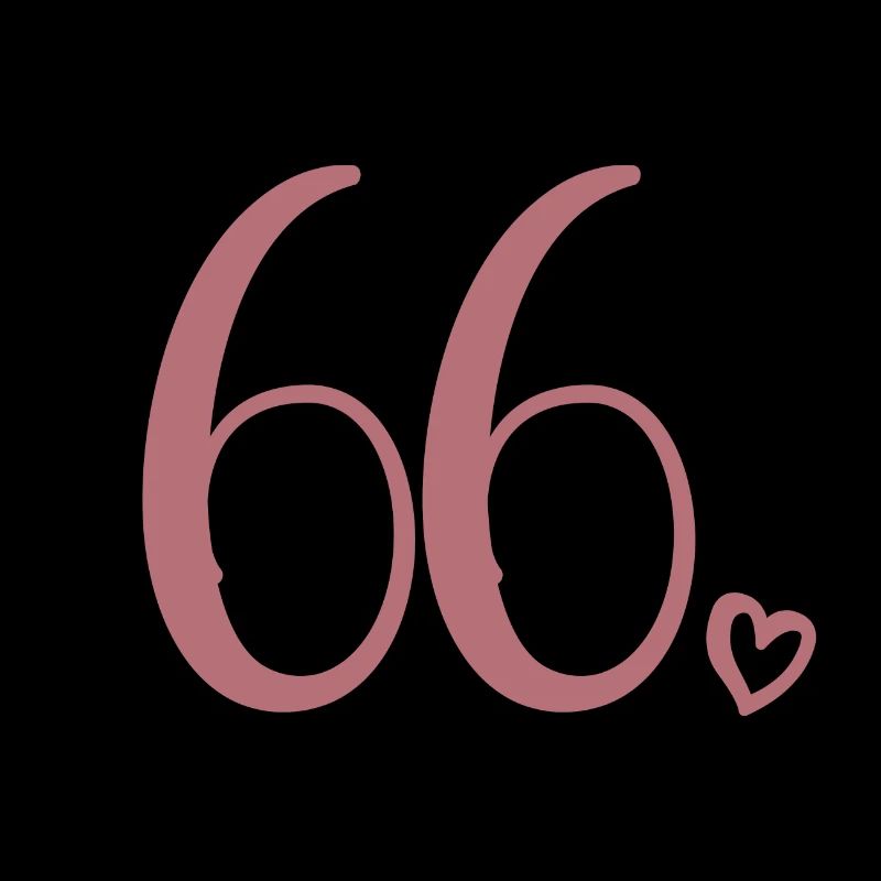 Mignon numéro 66, 66 ans, cadeau de 66e anniversaire