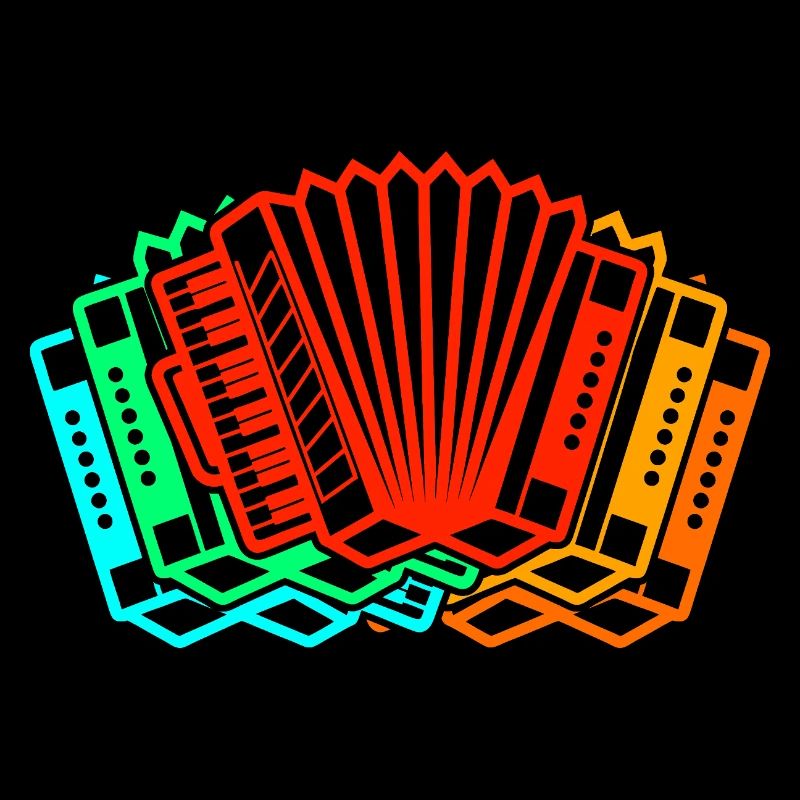 Akkordeonspieler Akkordeon
