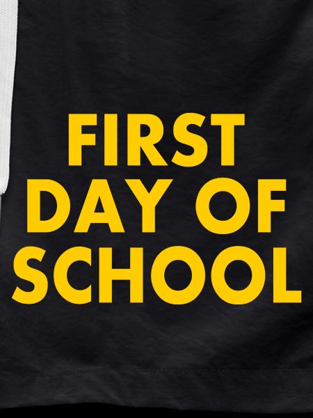 First day of school