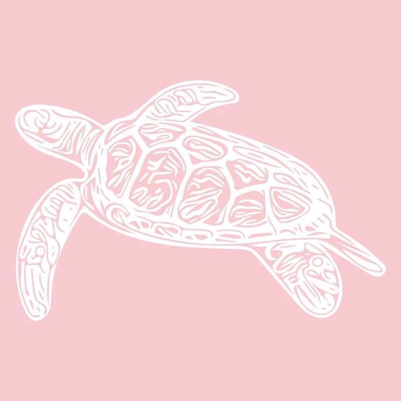 Small floating turtle