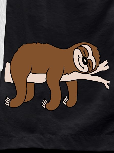 Tired Sloth Sleeps Comic