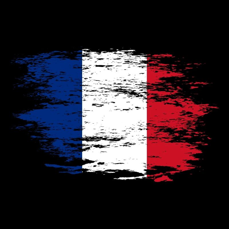 Frankreich Flagge used