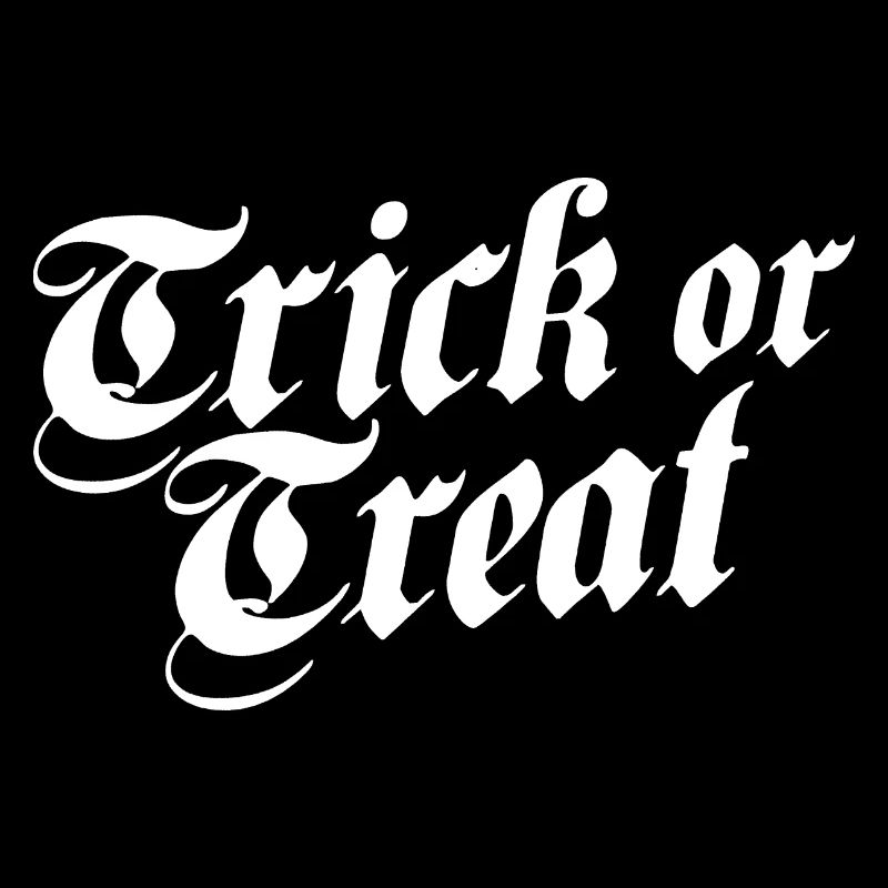 Trick or Treat white