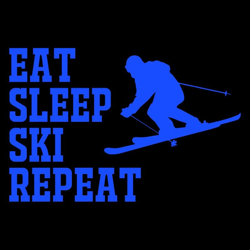 SKIER MANGER DORMIR RÉPÉTER