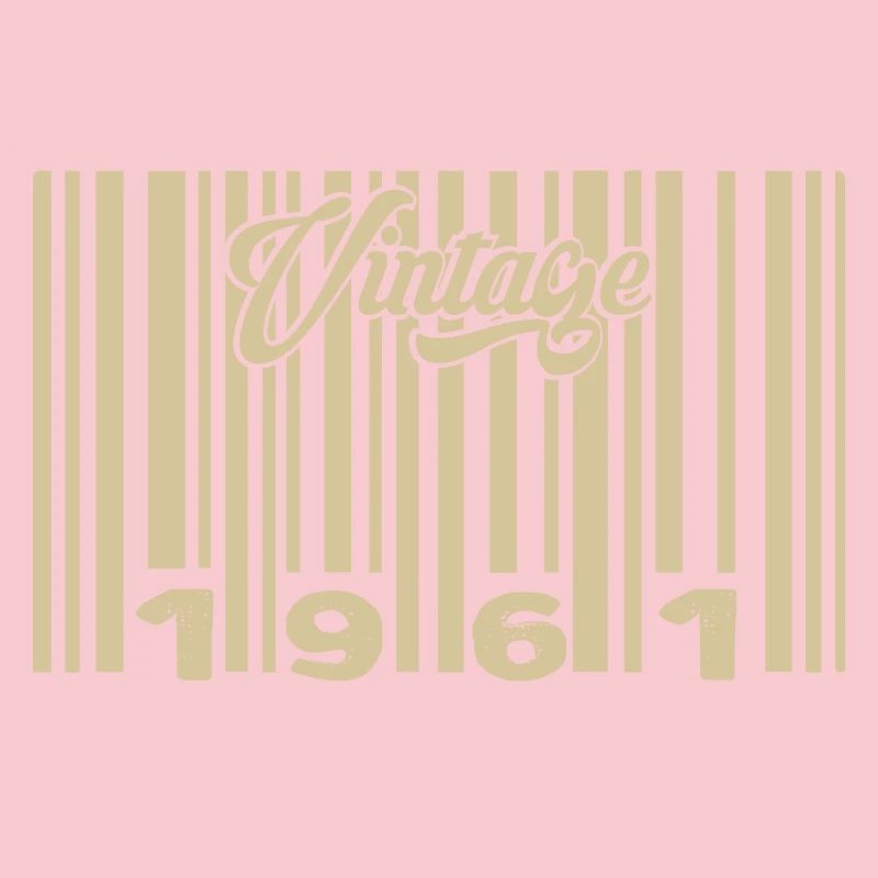 Vintage 1961 Barcode 1961: Year 2025.